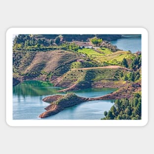 Guatape Lakes4 Columbia Sticker